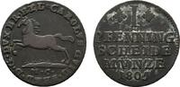 Braunschweig-Wolfenbüttel Cu Pfennig Karl Wilhelm Ferdinand 1780-1806 -