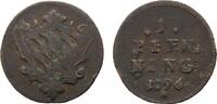 Bayern Cu Pfennig Karl Theodor 1777-1799 -
