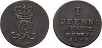 Braunschweig-Calenberg-Hannover Cu Pfennig Georg III. 1760-1820 -