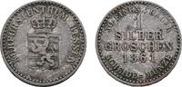 Hessen-Kassel Silbergroschen 1861 Friedrich Wilhelm I. 1847-1866 Etwas r... 9,00 EUR  zzgl. 3,00 EUR Versand