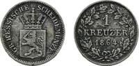 Hessen-Darmstadt Kreuzer 1864 Ludwig III. 1848-1877 Sehr sch&ouml;n 9,00 EUR  zzgl. 3,00 EUR Versand