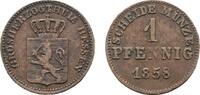 Hessen-Darmstadt Cu Pfennig 1858 Ludwig III. 1848-1877 Sehr sch&ouml;n 9,00 EUR  zzgl. 3,00 EUR Versand