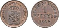 Hessen-Darmstadt Cu Pfennig 1862 Ludwig III. 1848-1877 Sehr sch&ouml;n - vorz... 9,00 EUR  zzgl. 3,00 EUR Versand