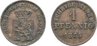 Hessen-Darmstadt Cu Pfennig 1865 Ludwig III. 1848-1877 Sehr sch&ouml;n 4,00 EUR  zzgl. 3,00 EUR Versand