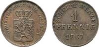 Hessen-Darmstadt Cu Pfennig 1867 Ludwig III. 1848-1877 Sehr sch&ouml;n - vorz... 9,00 EUR  zzgl. 3,00 EUR Versand
