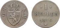 Hessen-Darmstadt Cu Heller 1846 Ludwig II. 1830-1848 Sehr sch&ouml;n 13,00 EUR  zzgl. 3,00 EUR Versand