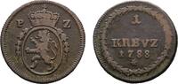Pfalz-Birkenfeld-Zweibr&uuml;cken Cu 1/2 Kreuzer 1788 Zweibr&uuml;cken Carl II. Au... 13,00 EUR  zzgl. 3,00 EUR Versand