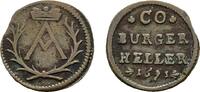 Sachsen-Coburg Cu Heller 1695 Coburg Albrecht III. 1680-1699 Selten. Seh... 39,00 EUR  zzgl. 3,00 EUR Versand