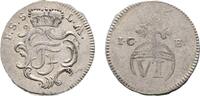 Sachsen-Coburg-Saalfeld 6 Pfennig 1756 ICE Saalfeld Franz Josias 1745-17... 89,00 EUR  zzgl. 3,00 EUR Versand