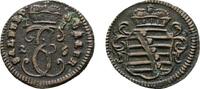 Sachsen-Saalfeld Cu Heller 1726 Saalfeld Johann Ernst VIII. 1680-1729 Se... 32,00 EUR  zzgl. 3,00 EUR Versand