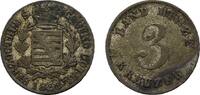 Sachsen-Coburg-Gotha 3 Kreuzer 1833 Ernst I. 1826-1844 Sehr sch&ouml;n 13,00 EUR  zzgl. 3,00 EUR Versand