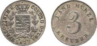 Sachsen-Coburg-Gotha 3 Kreuzer Ernst I. 1826-1844 -