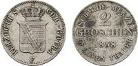 Sachsen-Coburg-Gotha 2 Groschen 1858 F Ernst II. 1844-1893 Sehr sch&ouml;n 39,00 EUR  zzgl. 3,00 EUR Versand