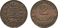Sachsen-Coburg-Gotha Cu 2 Pfennig Ernst II. 1844-1893 -