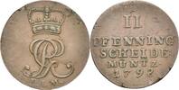 Braunschweig-Calenberg-Hannover Cu 2 Pfennig Georg III. 1760-1820 -