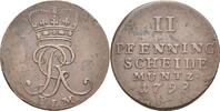 Braunschweig-Calenberg-Hannover Cu 2 Pfennig Georg III. 1760-1820 -