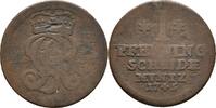 Braunschweig-Calenberg-Hannover Cu Pfennig Georg II. 1727-1760 -
