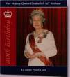 NEW ZEALAND , KM# 290 , Silver, 1 Dollar, 2006, Proof, 80th Birthday of Queen Elizabeth II. Comes with a New Zealand Post Offic