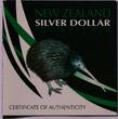 NEW ZEALAND , KM# 291 , Silver, 1 Dollar, 2006, Proof, North Island Brown Kiwi. Very rare silver proof coin! Highly popular typ