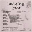 PALAU, KM# 182 , Silver, 5 Dollars, 2009, Proof, Heart shape, lettering "Missing You". Colored with Swarovski crystal. Coin hou