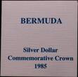 BERMUDA, KM# 43a , Silver, 1 Dollar, 1985, Proof, Cruise ship tourism. Coin in excellent condition!