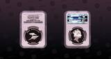 BERMUDA, KM# 88 , Silver, 2 Dollars, 1994, Proof, Lightboum