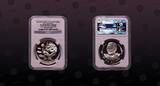 THAILAND, Y# 365 , Silver, 50 Baht, 2000, Proof, Year of the Dragon. Dragon with Gold Plated pearl. Very rare type. Hard to get