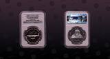 UNITED ARAB EMIRATES, KM# 48 , Silver, 50 Dirhams, 2000, Proof, Dubai Airport Terminal. Nice silver Proof coin in Superb Gem Pro