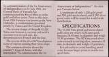 VANUATU , KM# 1a , Silver, 50 Vatu, 1981, Proof, 1st Anniversary of Independence. Only 846 silver proofs minted! Coin housed in