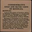 BOTSWANA, KM# 9a , Silver, 5 Pula , 1976, Proof, 10th Anniversary of Independence. Coin housed in Original Mint Capsule! Coin i PP