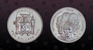JAMAICA 10 Dollars JAMAICA, KM# 123 , Silver, 10 Dollars , 1985, Proof, Subject: Year of Youth. Coin in excellent condition! -
