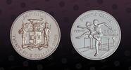 JAMAICA 25 Dollars JAMAICA, KM# 183 , Silver, 25 Dollars , 2000, Proof, Olympics - Two women hundlers. Nice coin! -