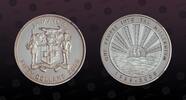 JAMAICA 50 Dollars JAMAICA, KM# 184 , Silver, 50 Dollars , 2000, Proof, Millennium - Family and radiant sun. Very rare coin in Superb Gem Proof con -