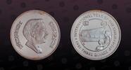 JORDAN 3 Dinars JORDAN, KM# 43 , Silver, 3 Dinars, 1981, Proof, International Year of the Child. Coin in excellent condition! -