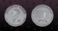 JORDAN 1 Dinar JORDAN, KM# 68 , Silver, 1 Dinar, 1996, Proof, 50 Years - Jordanian Independence. Very rare coin in Superb Gem Proof condition g -