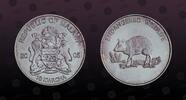 MALAWI 10 Kwacha MALAWI, KM# 81 , Silver Plated Copper-Nickel, 10 Kwacha, 2005, Proof, Endangered Wildlife - Chevrotan. Coin in excellent conditi -
