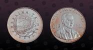 MALTA 2 Pounds MALTA, KM# 40 , Silver, 2 Pounds, 1976, Mint Strike, Guze Ellul Mercer. Coin in excellent condition! -