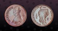 MARTINIQUE Œ Euro MARTINIQUE, X# E11 , Silver, Œ Euro, 2004, Proof, Bust of Louis Oscar Roty. Coin in excellent condition! -