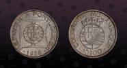 MOZAMBIQUE 10 Escudos MOZAMBIQUE, KM# 70 , Silver, 10 Escudos, 1938, Mint Strike, Lettering Colonia de Mocambique. Nice silver coin in NGC Scratch -