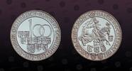 AUSTRIA, KM# 2936 , Silver, 100 Schilling , 1977, Proof, 500th Anniversary - Hall Mint. Coin in excellent condition!