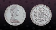 1 Dollar 1974 NEW ZEALAND NEW ZEALAND , KM# 44a , Silver, 1 Dollar, 1974, Proof, Commonwealth Games. Coin in excellent condition! 