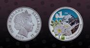 NEW ZEALAND , KM# 232 , Silver, 1 Dollar, 2007, Proof, Aoraki/Mount Cook. Comes with a copy of New Zealand Post Office purchas