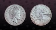 NEW ZEALAND , KM# 233a , Silver, 5 Dollars, 2008, Proof, Hamiltons frog. Coin in excellent condition!