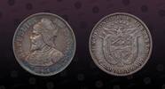 5 Centesimos 1904 PANAMA PANAMA, KM# 2 , Silver, 5 Centesimos, 1904, Mint Strike, Balboa bust. Nice silver coin! Scarce! 