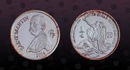 SAINT MARTIN (French Antilles) 1/4 Euro SAINT MARTIN (French Antilles), X# E11 , Silver, 1/4 Euro, 2004, Proof, Bust of Louis Oscar Roty. Coin in excellent condition! -