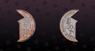 SAMOA 5 Tala SAMOA, KM# 138 , Silver, 5 Tala, 1998, Proof, Epoch Making Events - Topless Marianne and Guru. Shape: Irregular. Coin in excelle -