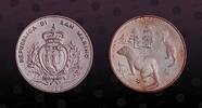 SAN MARINO 500 Lire SAN MARINO , KM# 291 , Silver, 500 Lire, 1993, Proof, Wildlife Protection - 2 European polecats. Coin in excellent condition! -