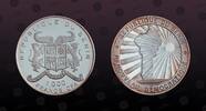 BENIN 1000 Francs BENIN, KM# 2 , Silver, 1000 Francs , 1992, Proof, National map in radiant sun. Coin housed in Original Mint Capsule! Coin in ex -