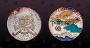 BENIN 1000 Francs BENIN, KM# 18 , Silver, 1000 Francs , 1995, Proof, WWI Austrian Hansa Brandenburgh D. I.- war plain. Multicolored. Coin in exce -