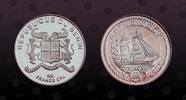 BENIN 500 Francs BENIN, KM# 31 , Silver, 500 Francs , 1996, Proof, Sailing ship Gorch Fock. Coin in excellent condition! -